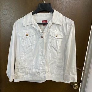 White Denim jacket